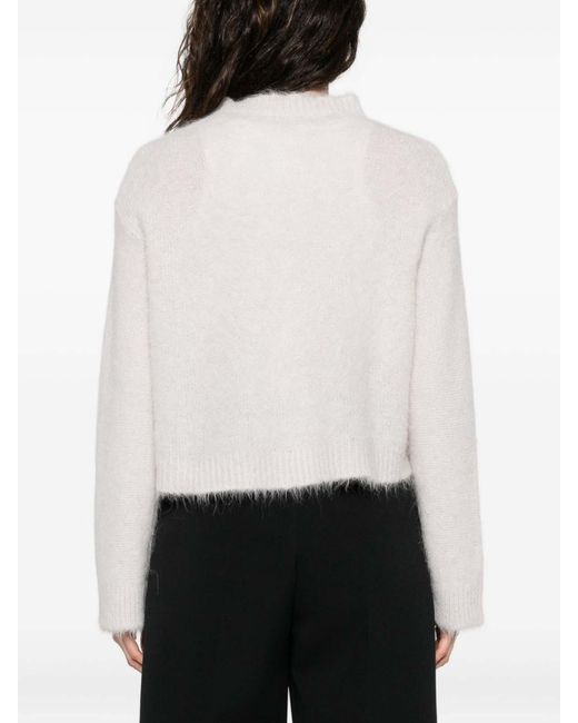 Antonelli White Long-Sleeve Cardigan