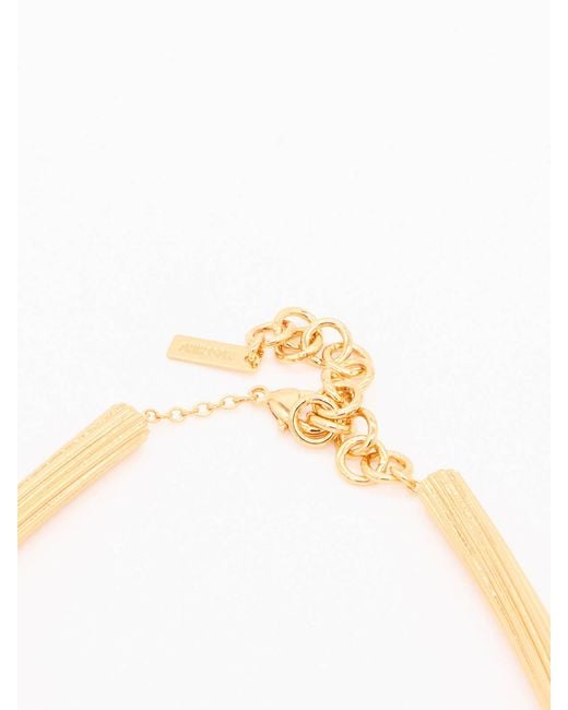 Moschino White Pasta Necklace