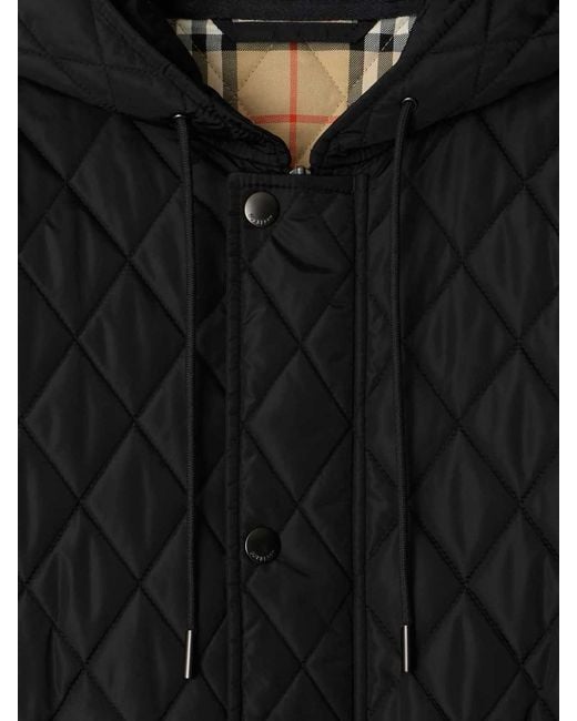 Burberry Black Quilted Down Jacket