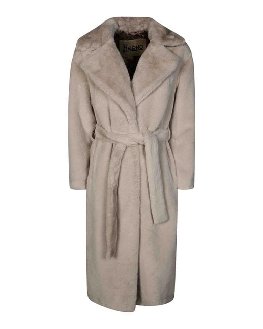 Herno Gray Belted Waist Coat