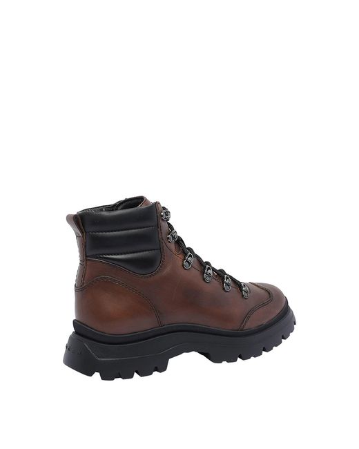 Hogan Brown H692 Booties for men