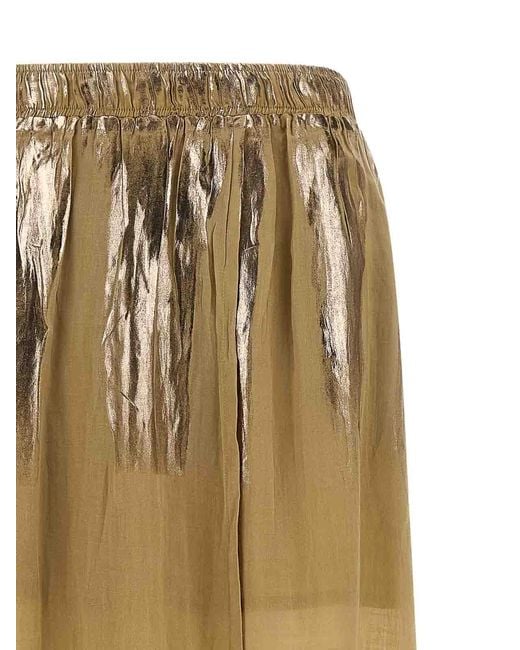 Nude Natural Slit Skirt
