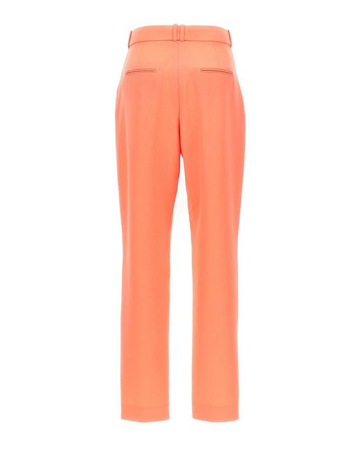 Balmain Orange Pants With Side Slits