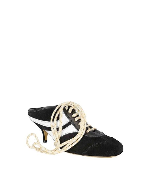 Dries Van Noten Black Mules