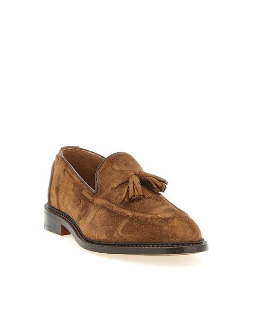 Tricker's Brown Elton Loafers for men
