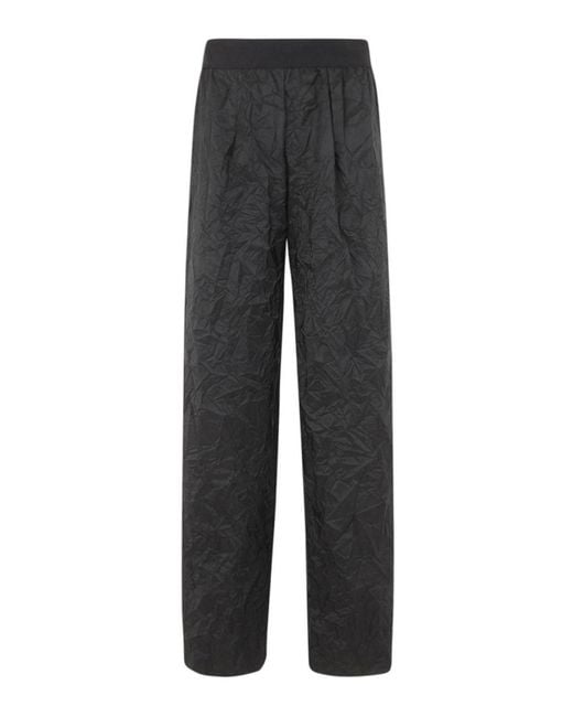 Maria Calderara Gray Long Trousers