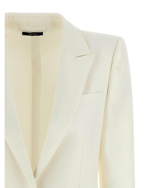 Tom Ford White Radzmir Blazer