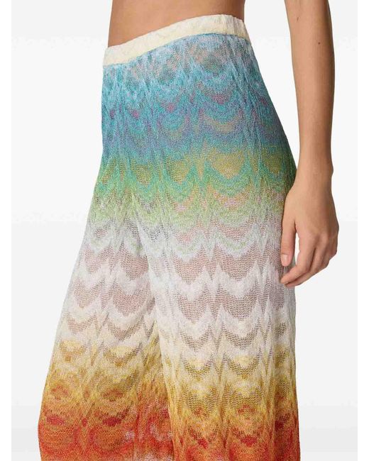 Missoni Green Patterned Trousers