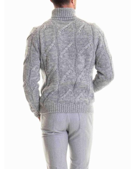 Corneliani Gray Sweater for men