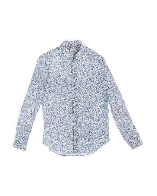 Paul Smith Blue Liberty Slim Fit Shirt for men