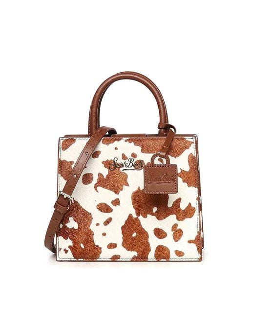 Borsa Mini Shopper di Mc2 Saint Barth in Pink