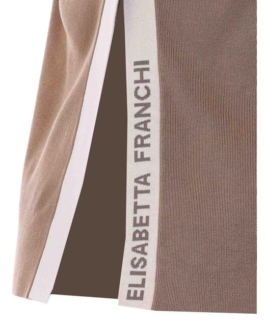 Elisabetta Franchi Brown Top