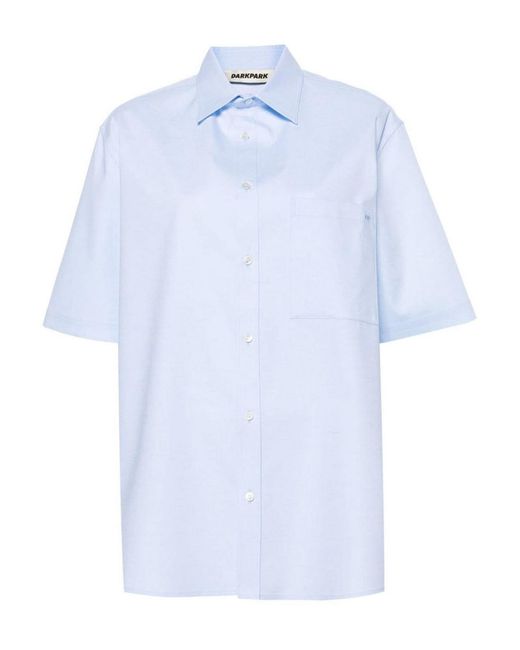 DARKPARK White Oversized Cotton Shirt