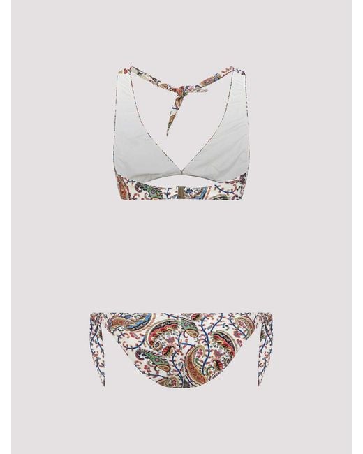 Etro Gray Halter Neck Bikini