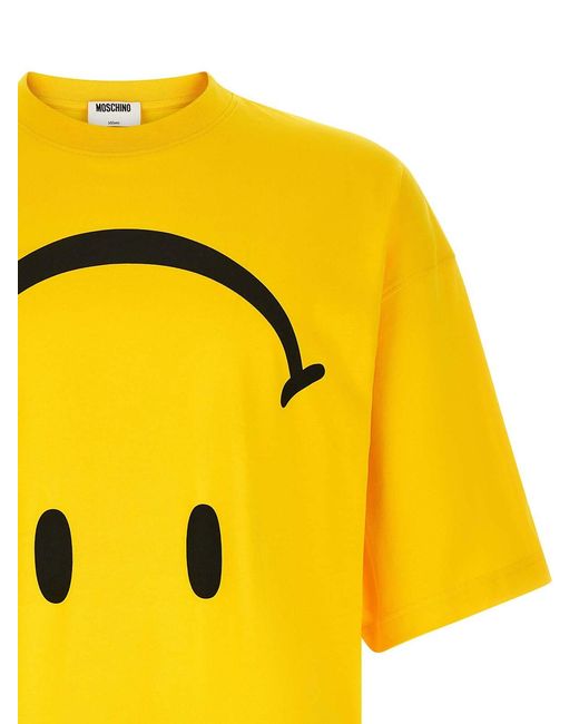 Moschino Yellow Smiley' T-Shirt for men