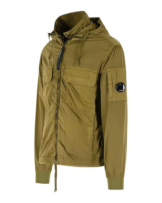 C P Company Green Polyamide Blend Jacket for men