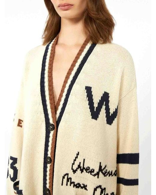 Weekend by Maxmara Natural Oversized Cardigan
