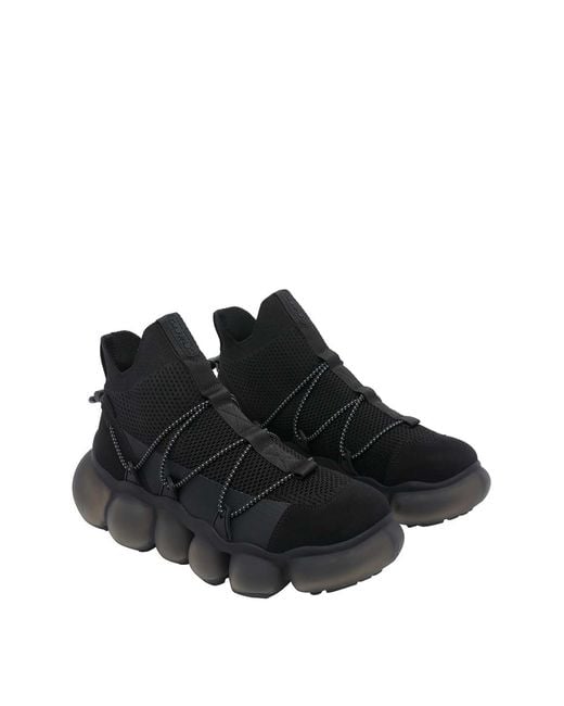 grounds Black Jewelry Stone Sneakers for men