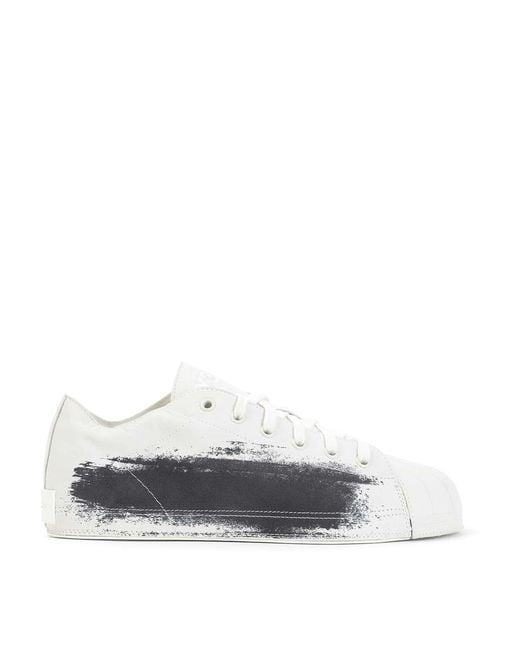 Y-3 White Nizzastar Lo Sneakers for men