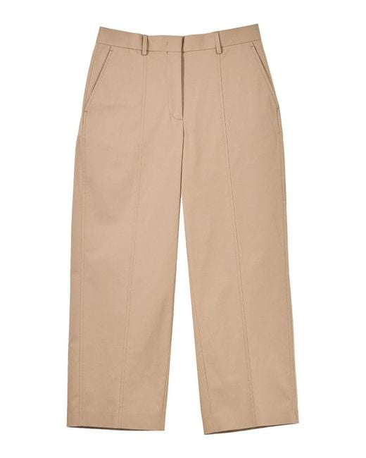 Paul Smith Natural Cotton Twill Trousers