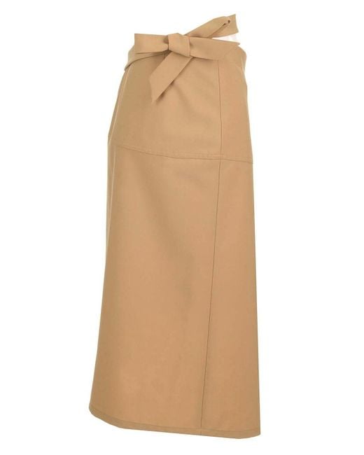 Marni Natural Wrap Skirt