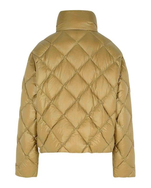 Jil Sander Green Polyamide Down Jacket