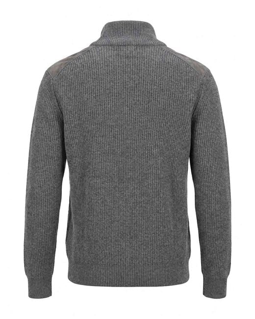 Brunello Cucinelli Gray Leather Jacket for men