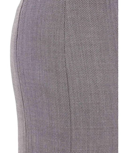 MM6 by Maison Margiela Gray Midi Skirt