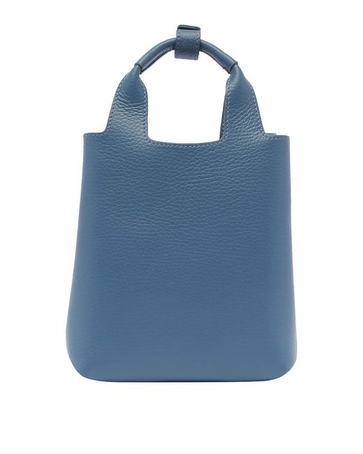 Hogan Blue Mini Shopping H-Bag