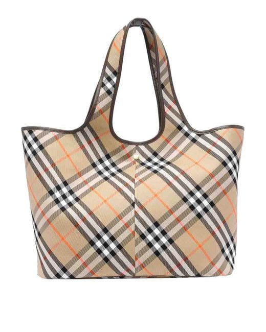 Borsa Tote D'Archivio di Burberry in Natural da Uomo