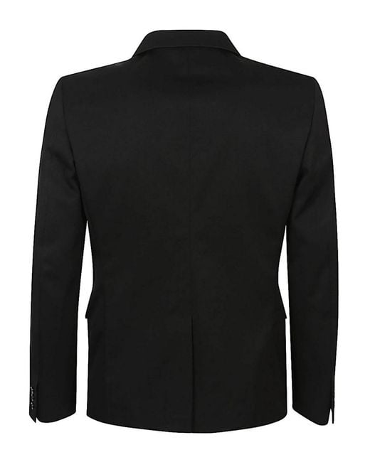 Comme des Garçons Black Single-Breasted Jacket for men