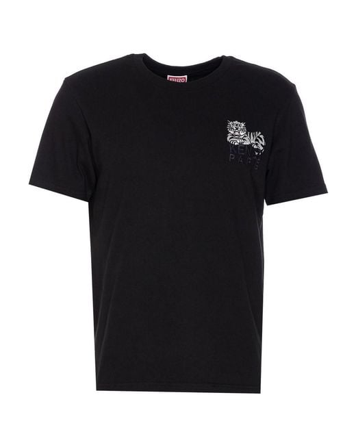 KENZO Black Gots Happy T-Shirt for men