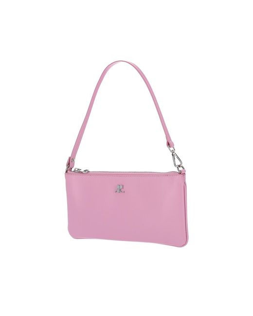 Courreges Pink Pouch Logo