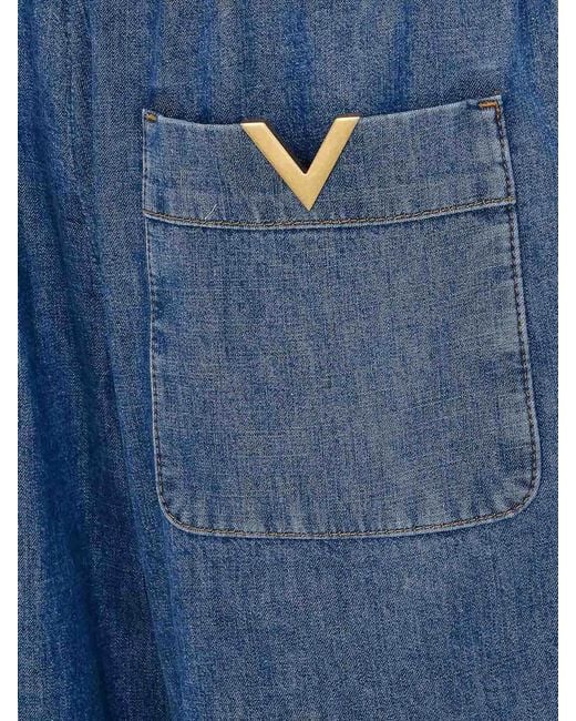 Valentino Garavani Blue Medium Pants