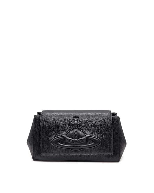 Vivienne Westwood Black Hazel Medium Handbags