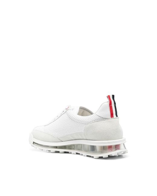 Thom Browne White Sole Detailed Sneakers