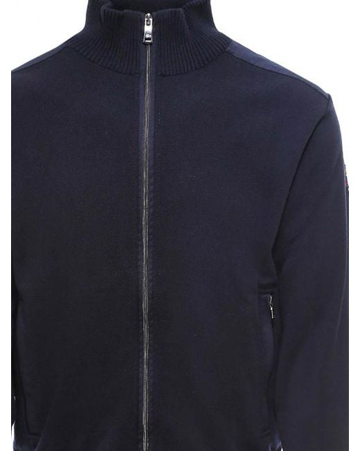 Paul Shark Zipped Cardigan in Blue for Men Lyst