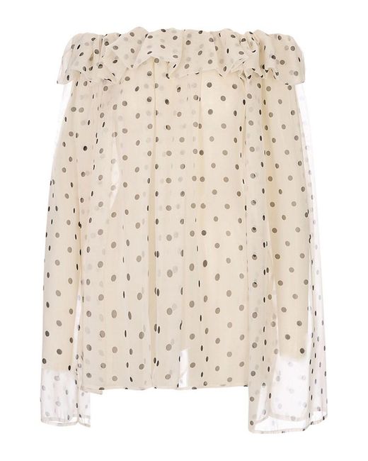 MSGM Natural Blouse