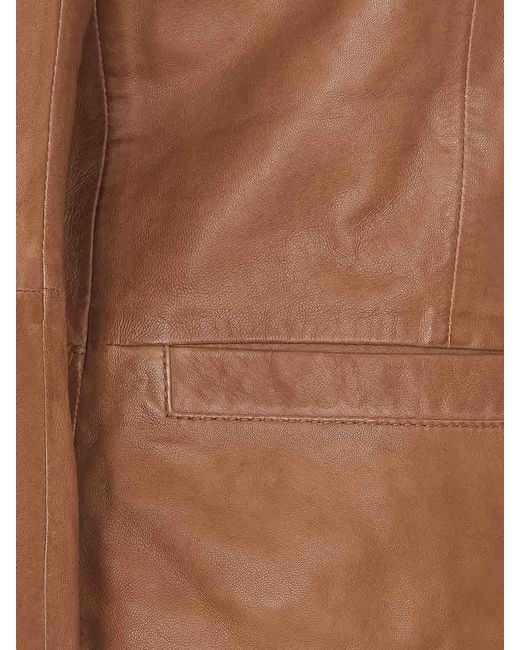 Bully Brown Leather Jacket