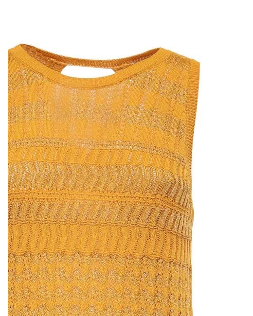 Akep Yellow Long Knitted Dress