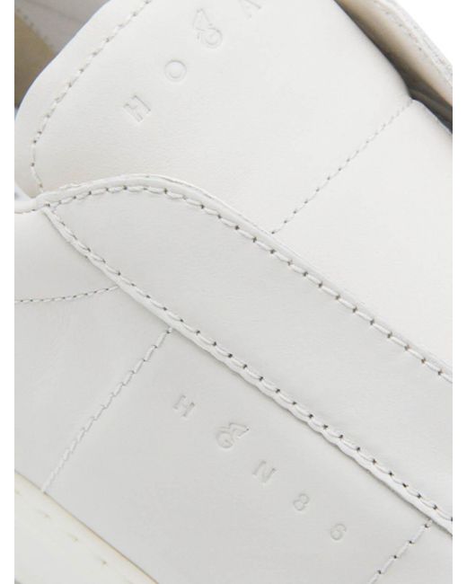 Hogan White Leather Sneakers for men