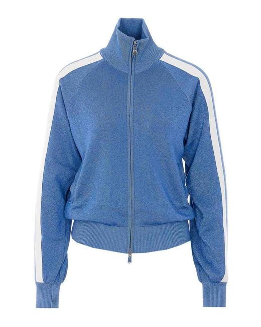 Pinko Blue Stagione Zip Hoodie