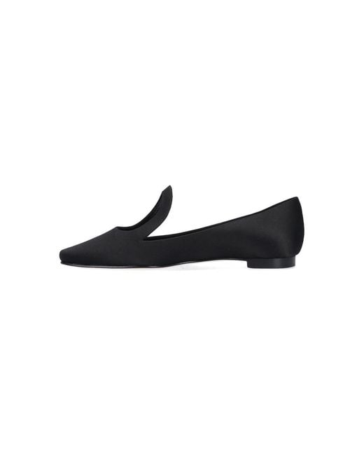 Manolo Blahnik Black Ballerinas
