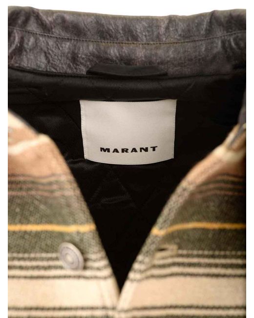 Isabel Marant Natural Dalton Overshirt Jacket for men