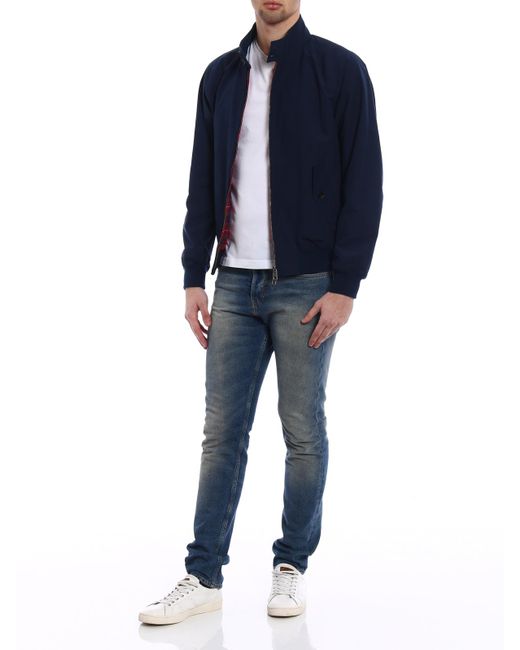Baracuta Blue G9 Harrington Jacket for men
