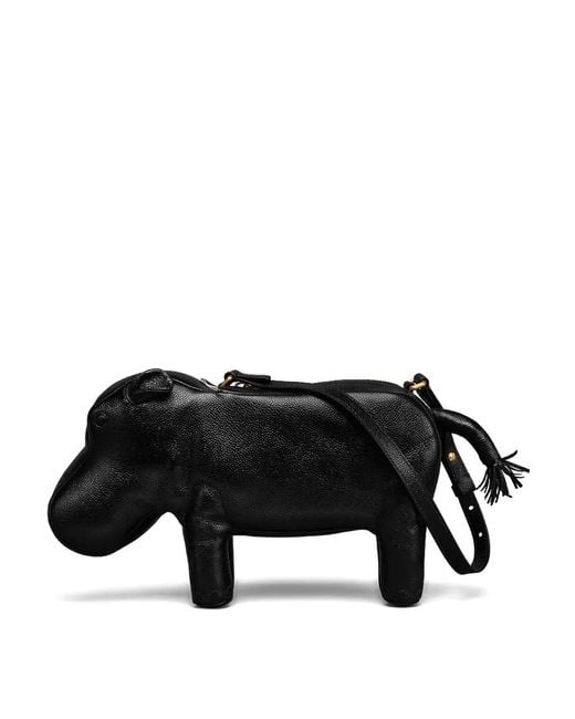 Thom Browne Black Hippo Baguette Bag for men