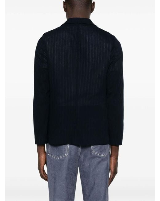 Circolo 1901 Blue Cotton Single-Breasted Jacket for men