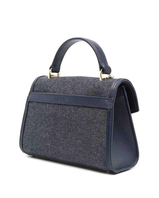 Ralph Lauren Blue Farrah Small Satchel