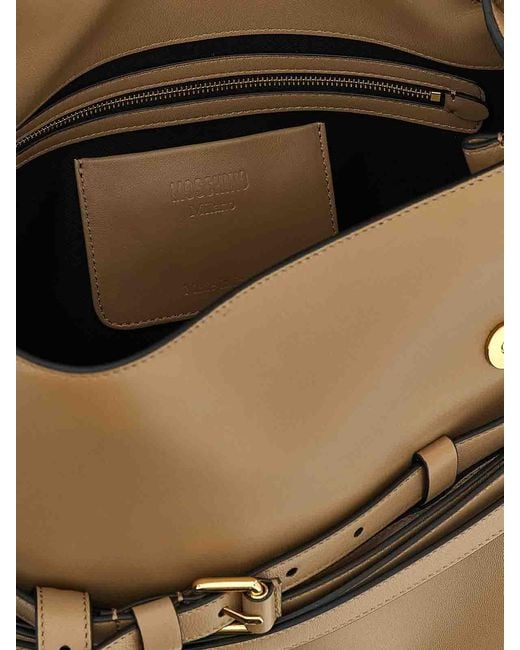 Moschino Brown 'tie Me' Shoulder Bag