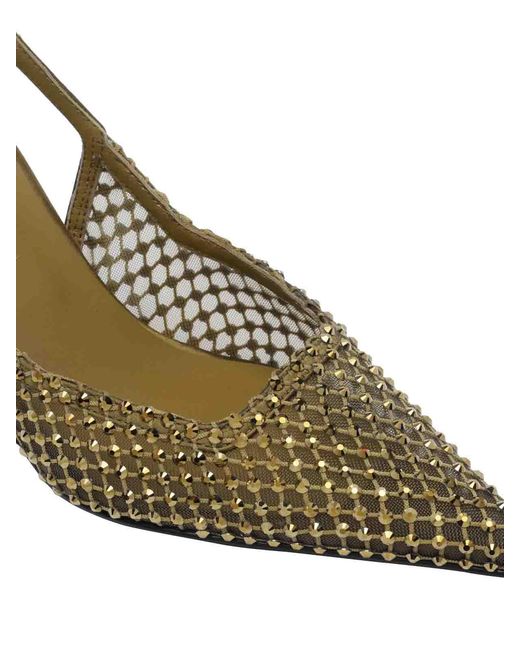 Le Silla Metallic Gilda Slingback
